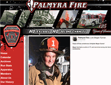 Tablet Screenshot of palmyrafire.com
